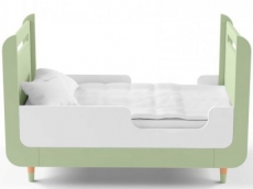 Ліжечко-трансформер IndigoWood Bubble Kit 124,5x63,5cm green (з додатковим бортиком)